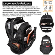 Großer Laptop-Freizeitrucksack 17 Zoll Robuster XL-Hochleistungsreiserucksack 1