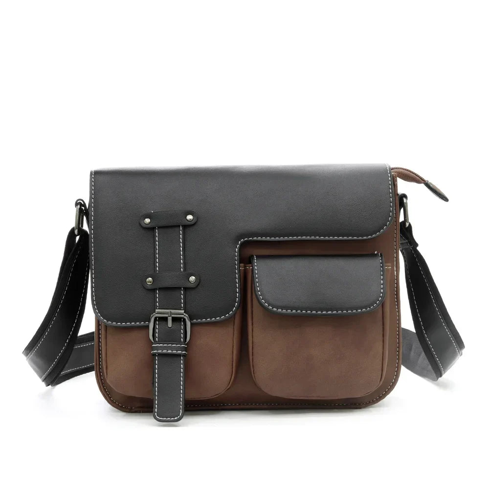 Lucas | Luxe PU Leder Crossbody Umhängetasche