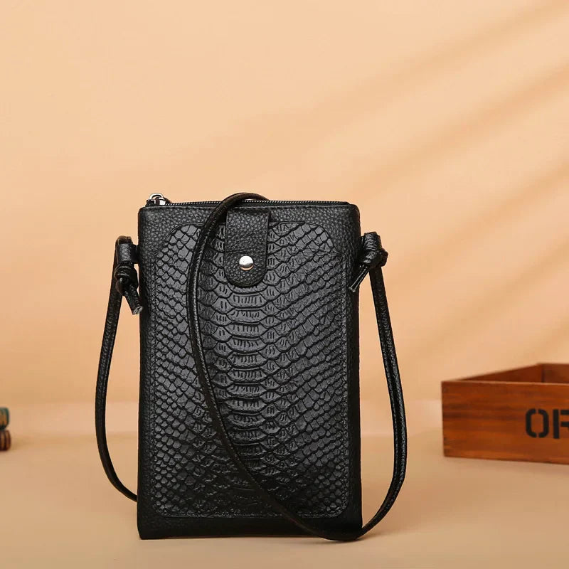 Zara | Krokodilmuster Kleine Crossbody Sling Tasche