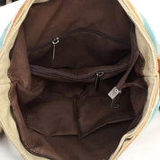 Finn | Canvas Streifen Crossbody Messenger Handtasche