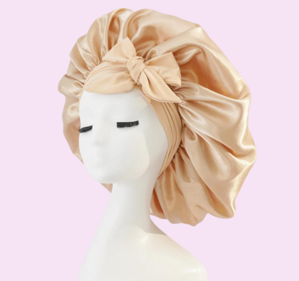 Silk Night Cap für ultimative Haarpflege | Word mit glattem und krausem Haar - Avaina-1