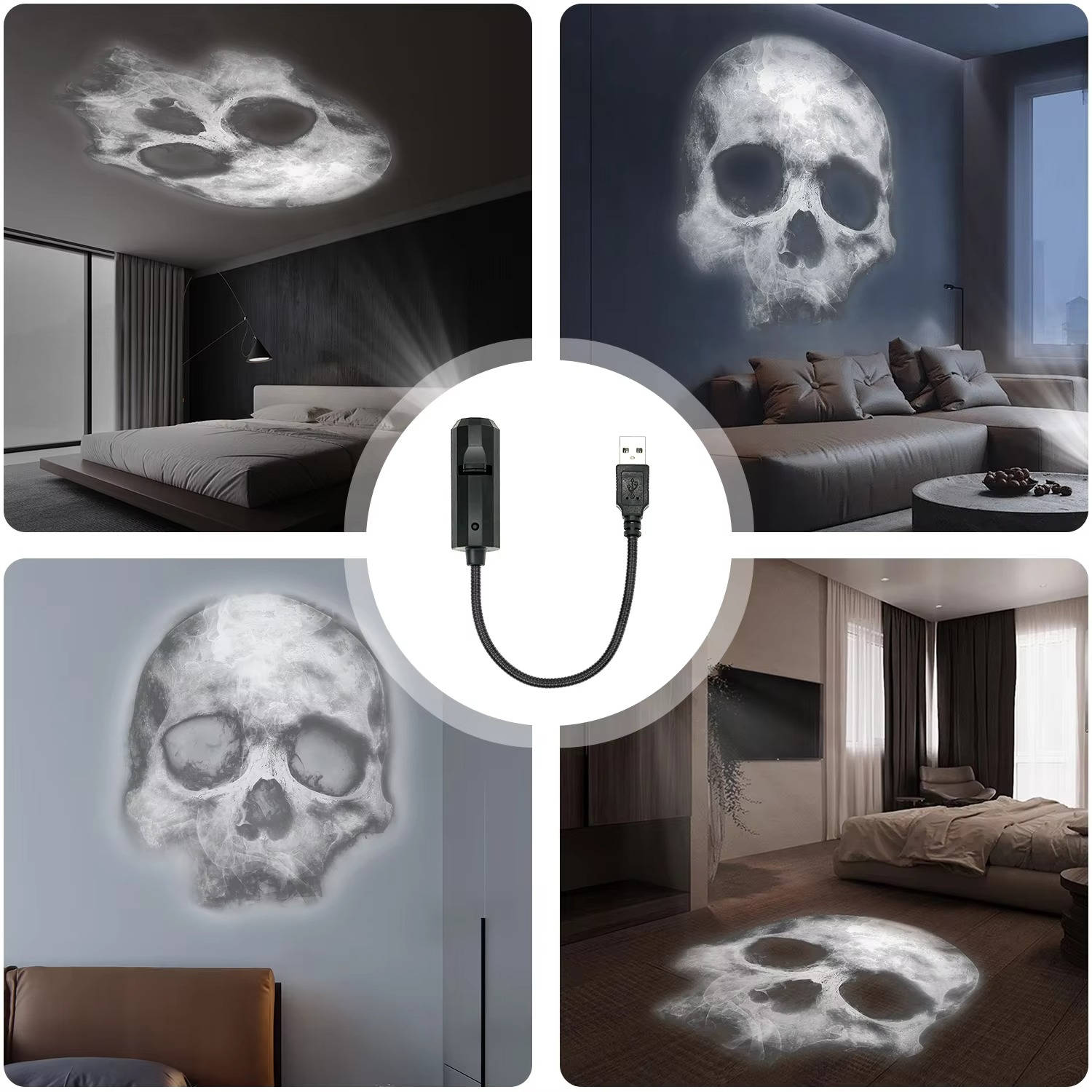 Halloween-Lichtprojektor 4