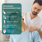 Halsheizkissen & Massagebaste | Hals- und Schulterwärme für Muskelentspannung | Einstellbare Einstellungen für Spannungsabbau | Gezielte Nackenschmerzen und Entspannung 3