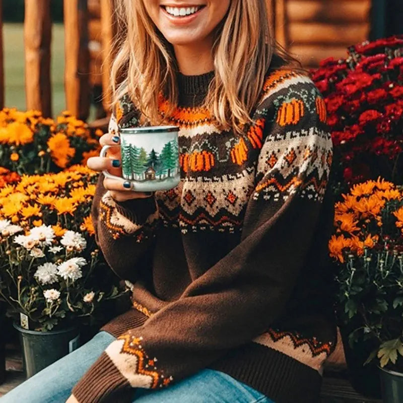 MIRA | Stilvolle Ethnische Pullover für Damen