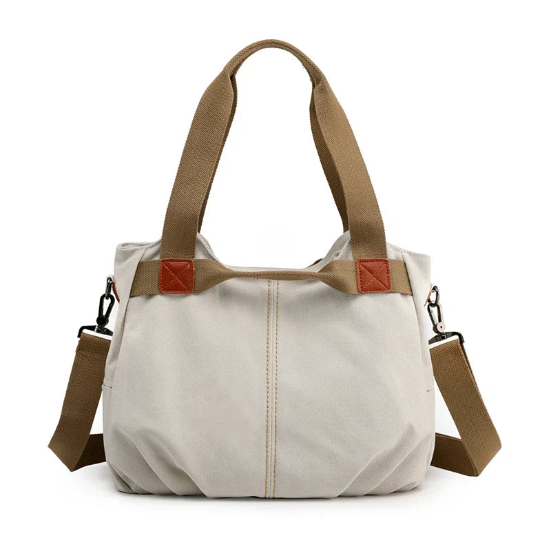 Lars | Retro Canvas Große Umhängetasche und Schultertasche