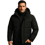 Herren Winterjacke Wasserdicht Warmes Futter Praktisch Isolierendes Gewebe 2