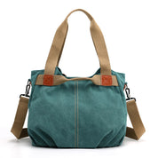 Lars | Retro Canvas Große Umhängetasche und Schultertasche