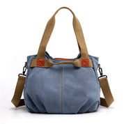 Lars | Retro Canvas Große Umhängetasche und Schultertasche