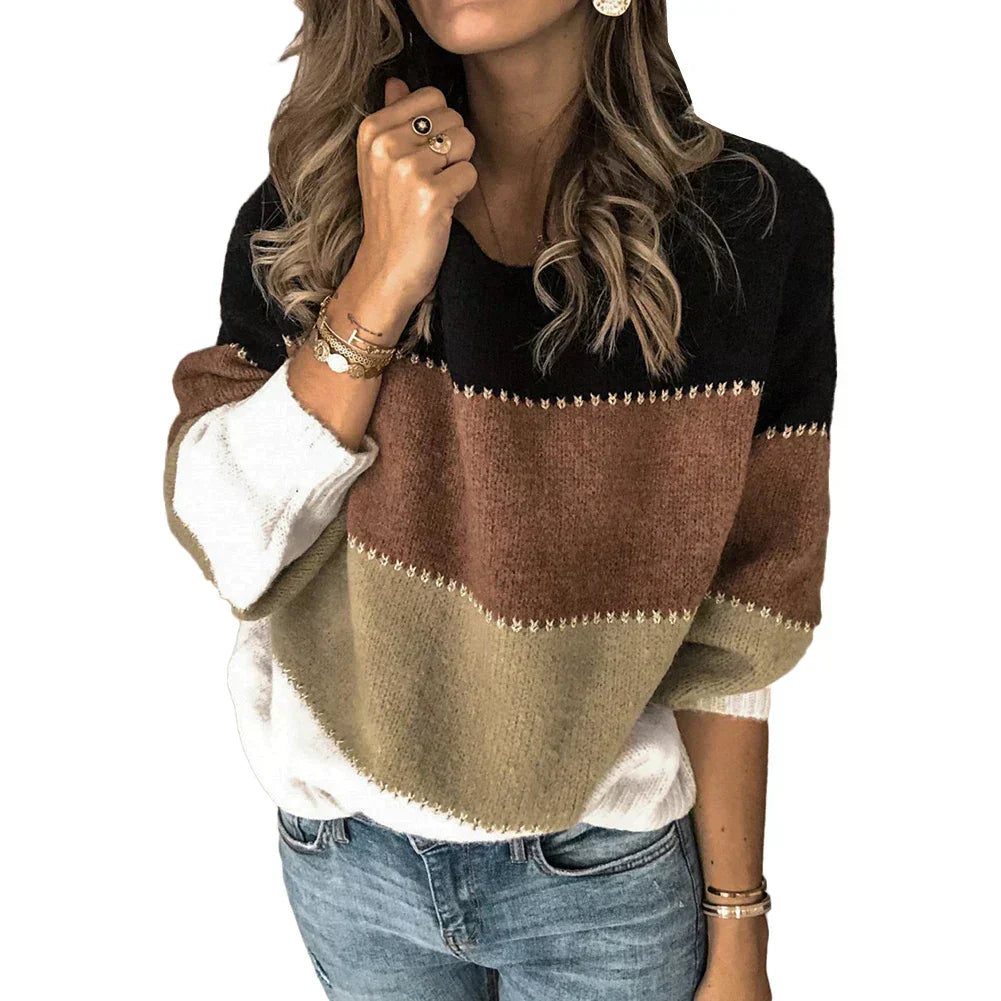 MEADOW – Stilvoller Blockpullover