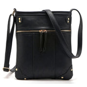 Lana | Leder Schultertasche mit Nieten für Damen