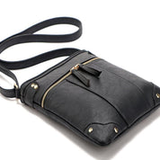 Lana | Leder Schultertasche mit Nieten für Damen
