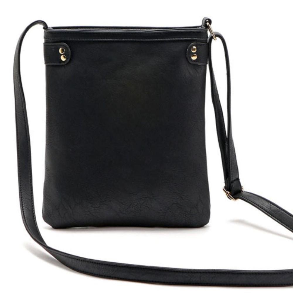 Lana | Leder Schultertasche mit Nieten für Damen