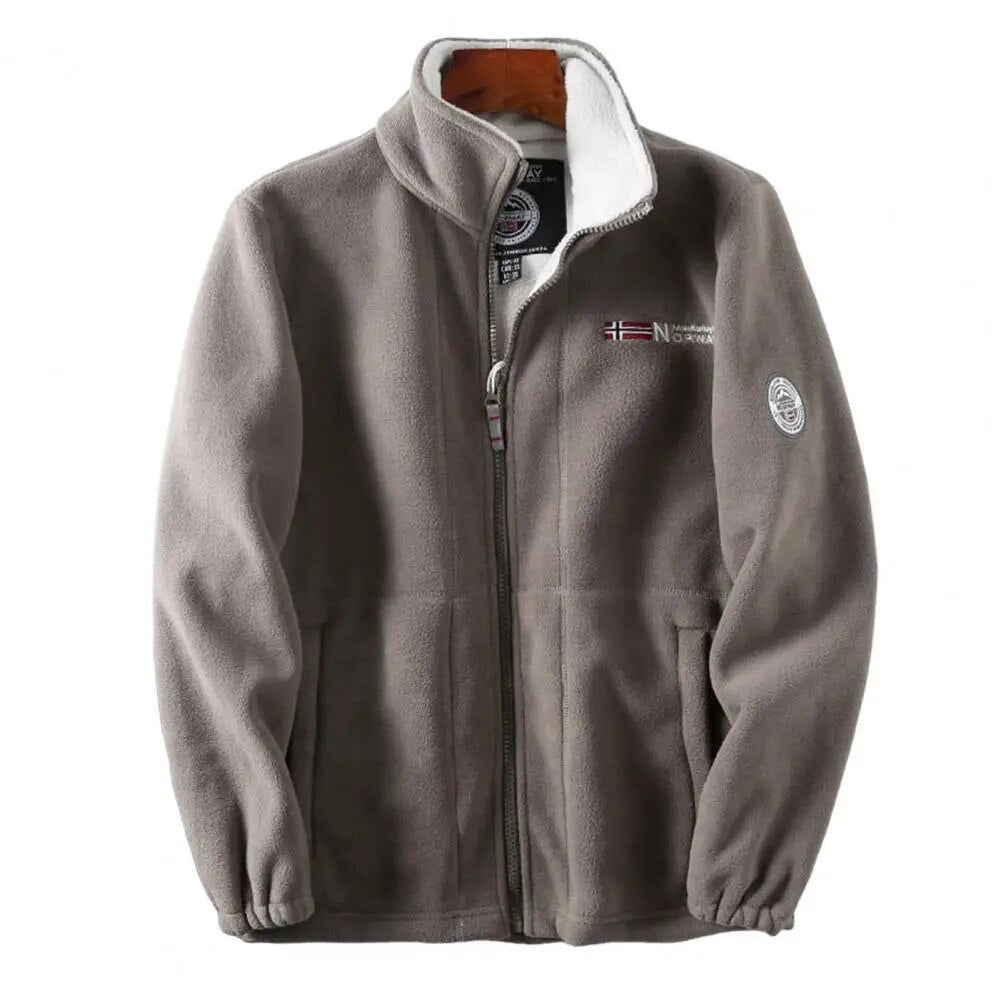 Justin | Wärmende Herren Winterjacke aus hochwertigem Fleece