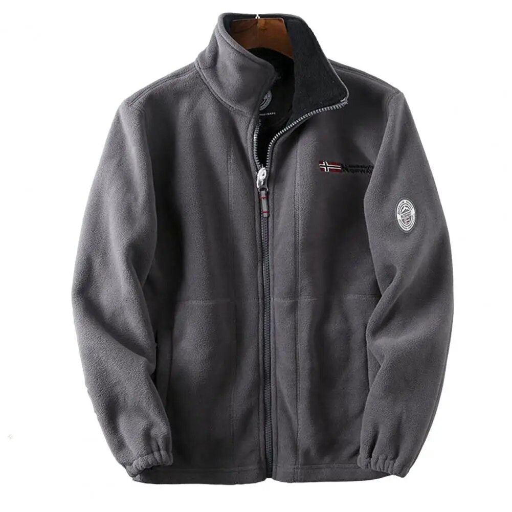 Justin | Wärmende Herren Winterjacke aus hochwertigem Fleece