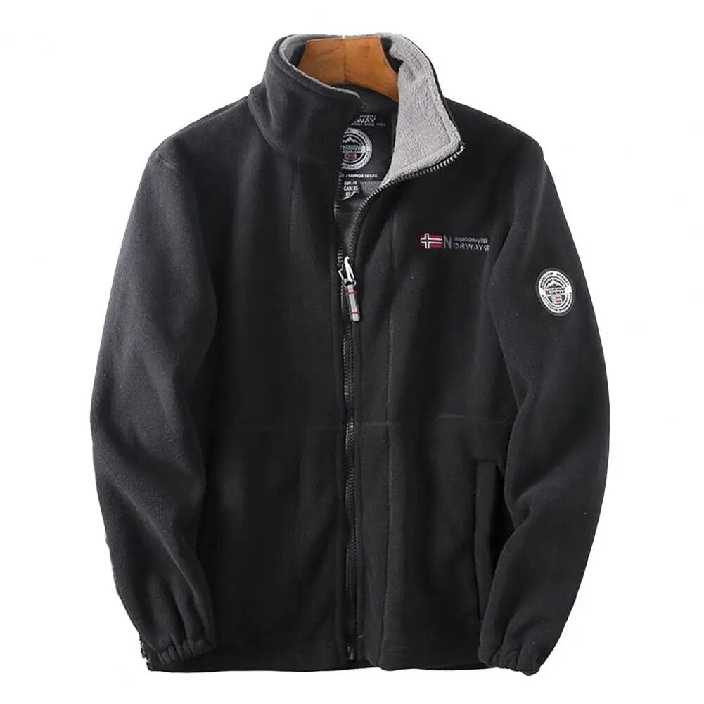 Justin | Wärmende Herren Winterjacke aus hochwertigem Fleece