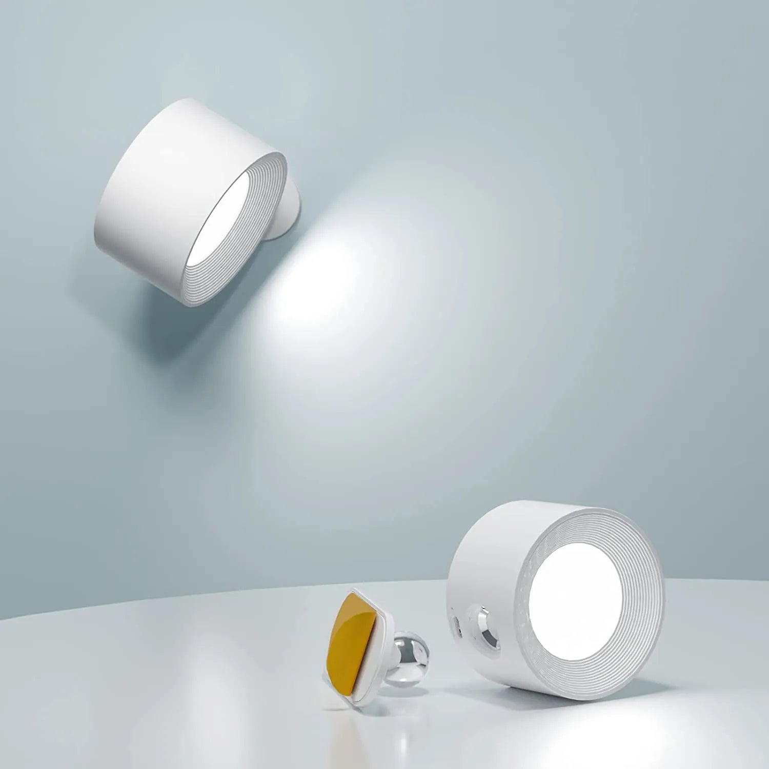 Kabellose Wandleuchte 360° Magnet 0