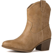 Klassische halbhohe Cowgirlstiefel - Tammy 10