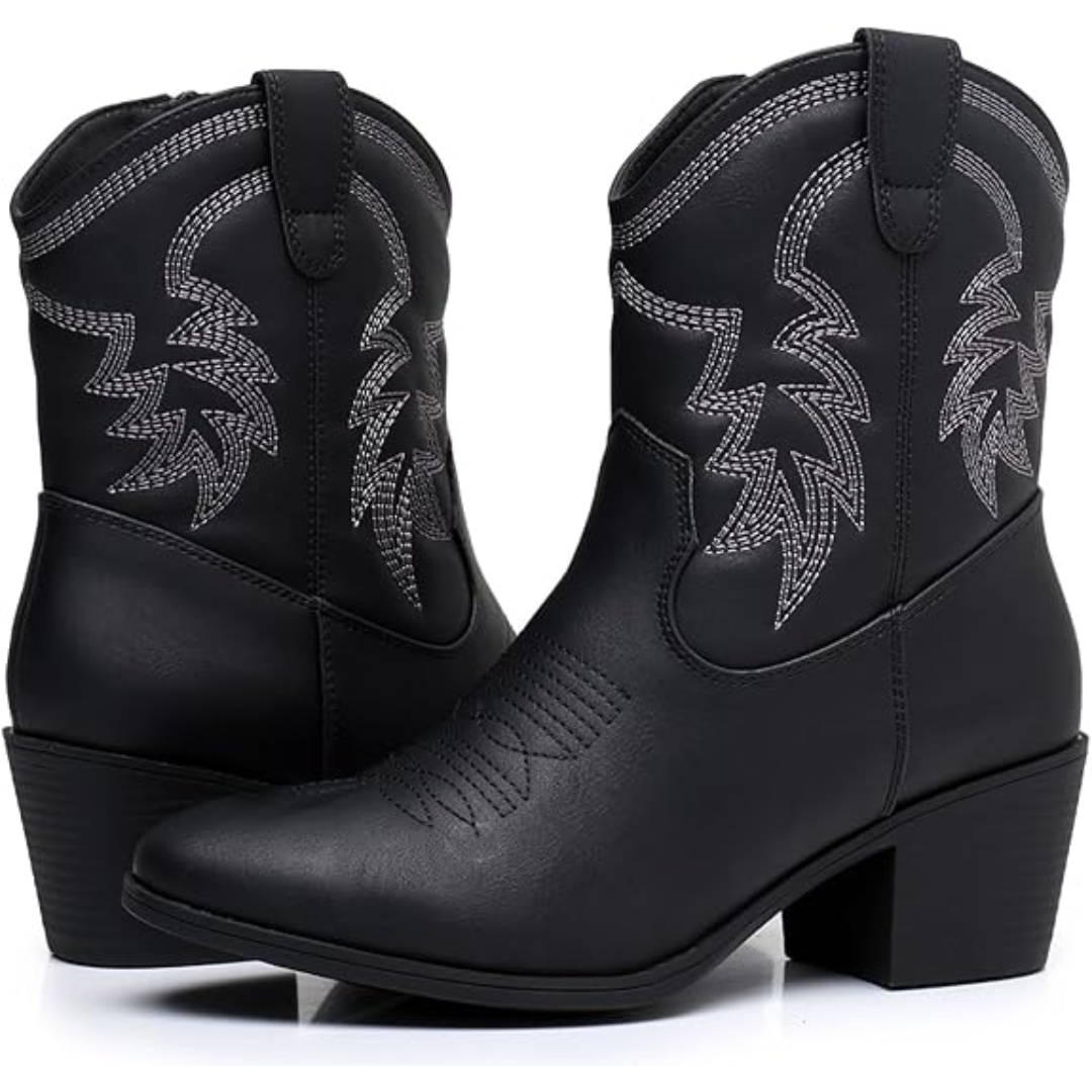 Klassische halbhohe Cowgirlstiefel - Tammy 3
