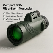 Kompaktes Monokular mit 600-fachem Ultra-Zoom | HD-Objektiv, leicht und perfekt zum Wandern, Vogelbeobachten und für Sportveranstaltungen 7