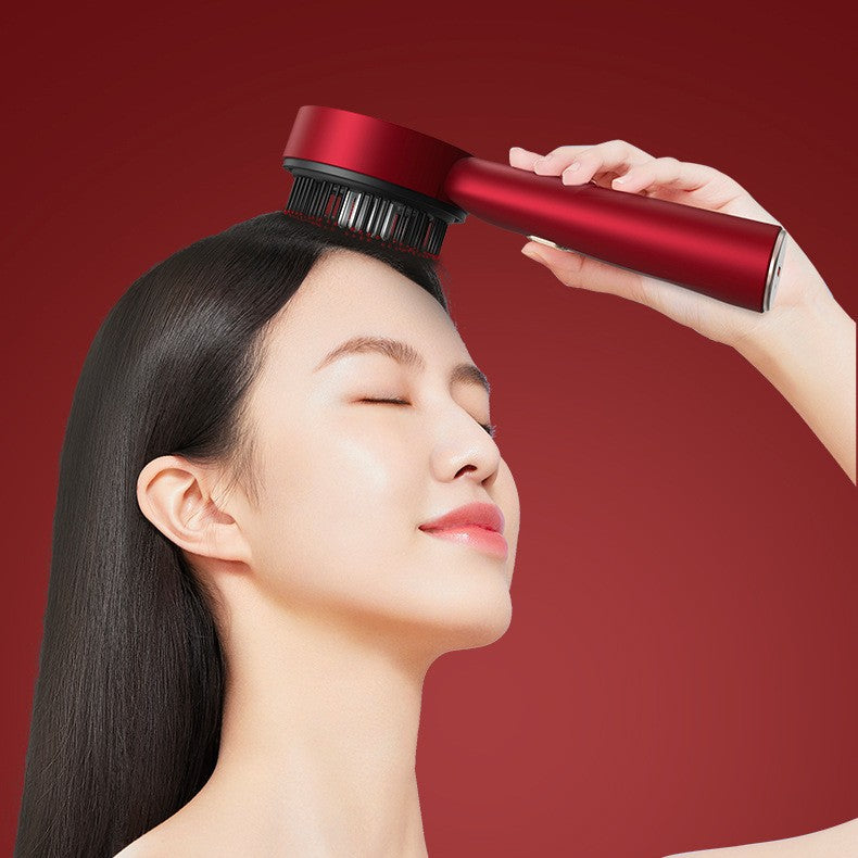 Kopfhautmassagetbürste mit rotem Lichttherapie für Haarwachstum und Gesundheit der Kopfhaut - Ergonomisches Design für alle Haartypen 2
