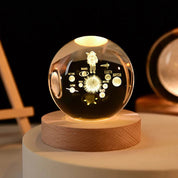 Kristallklarer Globus des Sonnensystems 5