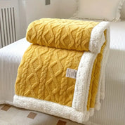 Kuscheldecke Grau 150x200 cm Sherpa Fleece Wende-Decke für Gemütlichkeit 8