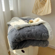 Kuscheldecke für Damen und Herren - Elegante und Bequeme Sherpa-Fleece-Decke 10