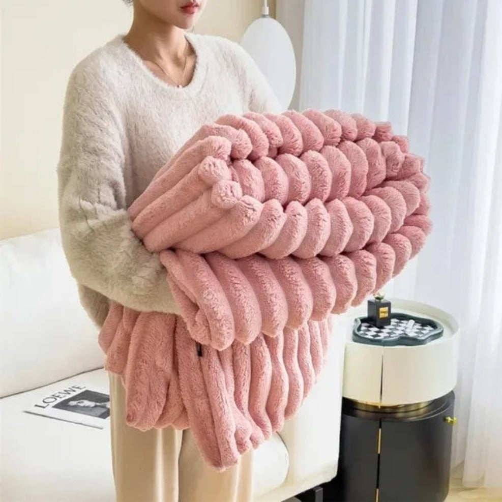 Kuscheldecke für Damen und Herren Weich Mikrofaser Ideal für Alle Jahreszeiten 0