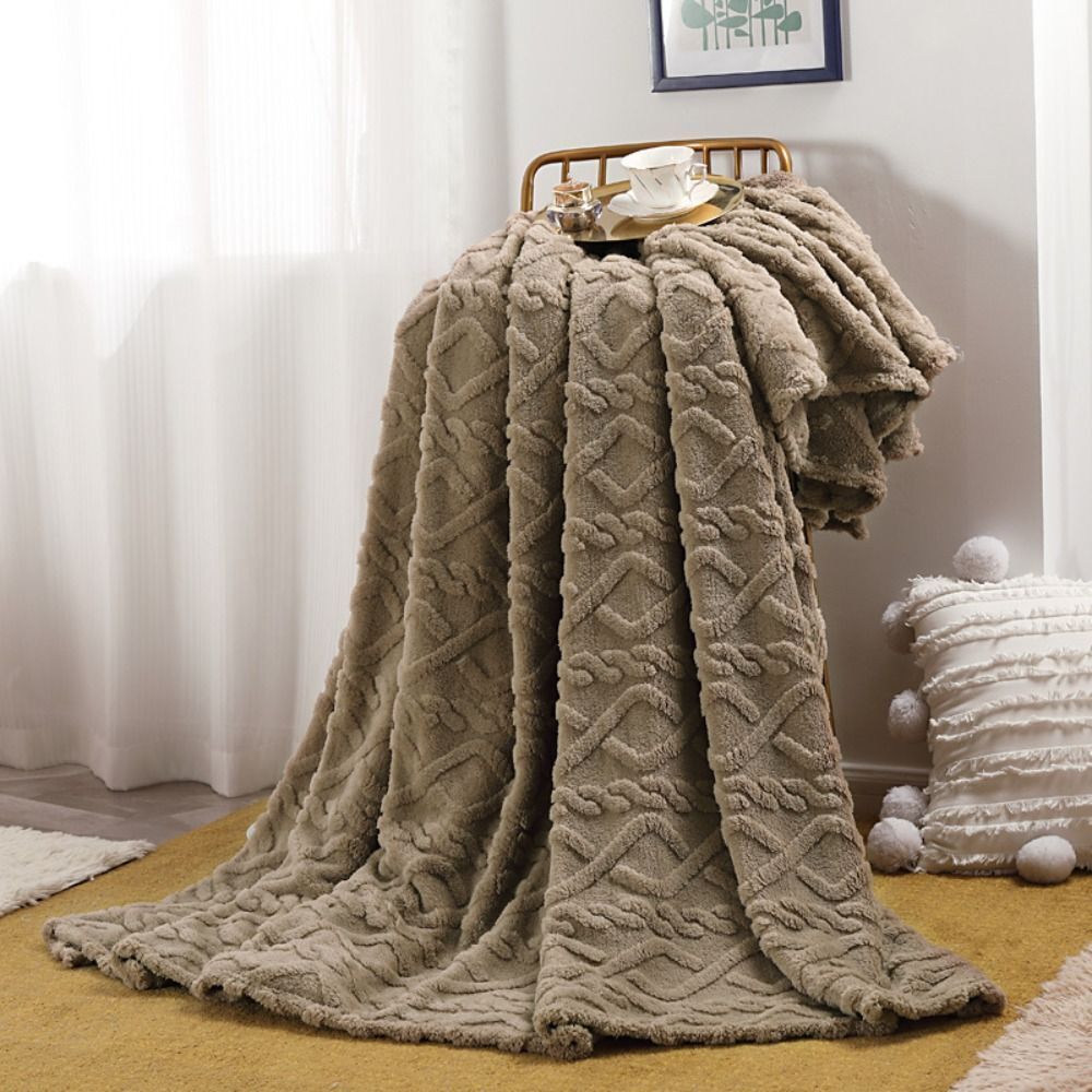Kuscheldecke für Erwachsene Fleece Ultra-Plüschig Wärmeisolierend 150x200 cm 11