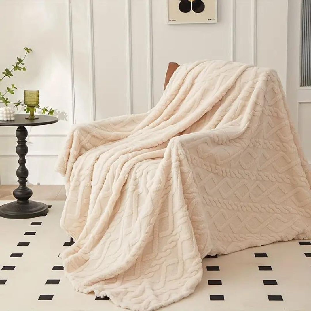 Kuscheldecke für Erwachsene Fleece Ultra-Plüschig Wärmeisolierend 150x200 cm 3
