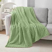 Kuscheldecke für Erwachsene Ultra-Plüschig 150x200 cm Grau Fleece 4