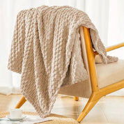 Kuscheldecke für Erwachsene Ultra-Plüschig 150x200 cm Grau Fleece 5