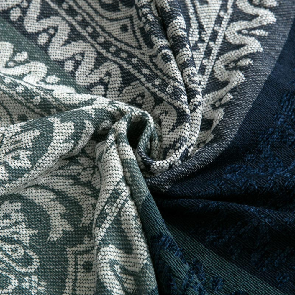 Kuscheldecke mit Fransen für Zuhause 100% Chenille Bohemian Design 7