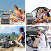 Lunch Food Box wasserdichte Rucksäcke im Freien Picknickreisen im Freien 5