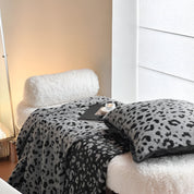 Luxuriöse Fleece-Decke für Zuhause Leopard-Muster Mikrofaser 4