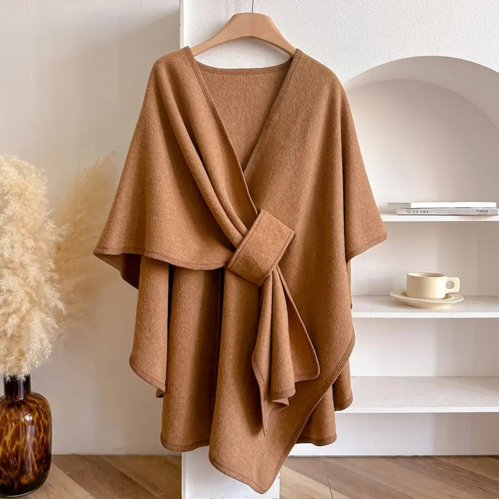 Luxuriöser Poncho-Winddichter Schalmantel 2