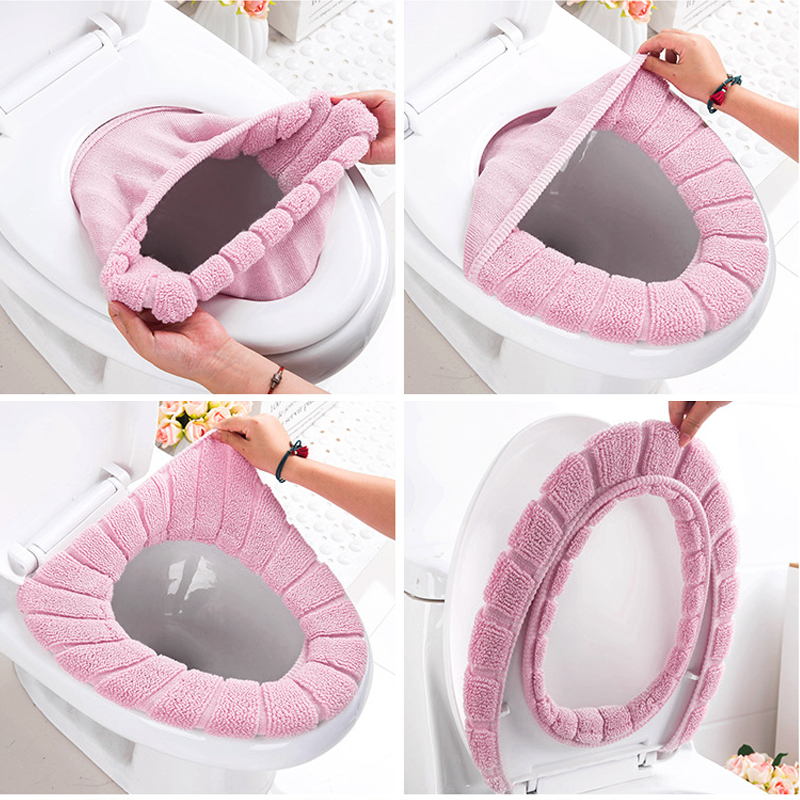  Toilettenbrillenabdeckung - ideal für kalte Tage-1