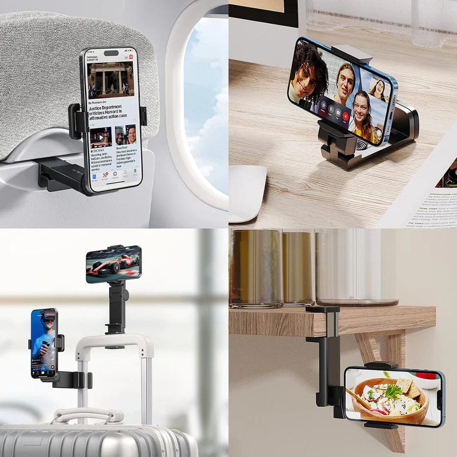 Bequemer Telefonhalter für Freisprechansicht - tragbarer Telefonständer kompatibel mit allen Telefongrößen-3