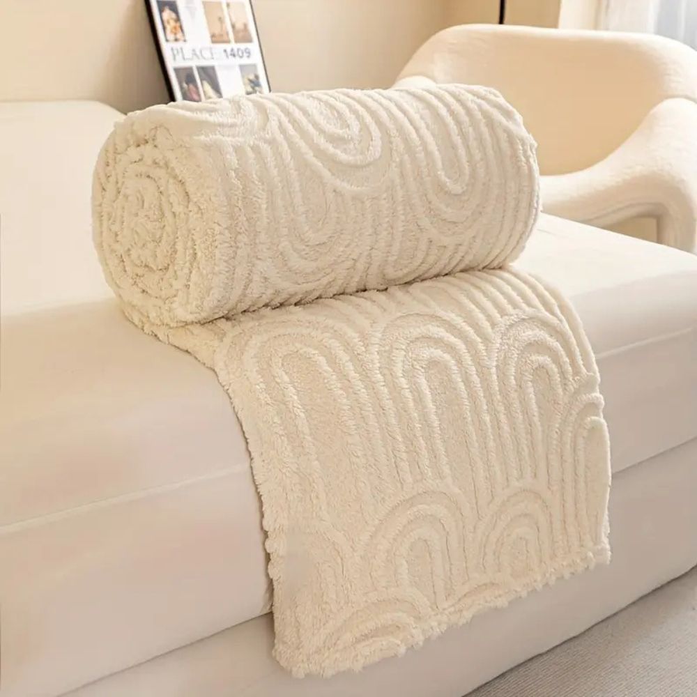 Moderne Plüschdecke für Zuhause aus Mikrofaser 5
