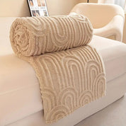 Moderne Plüschdecke für Zuhause aus Mikrofaser 9