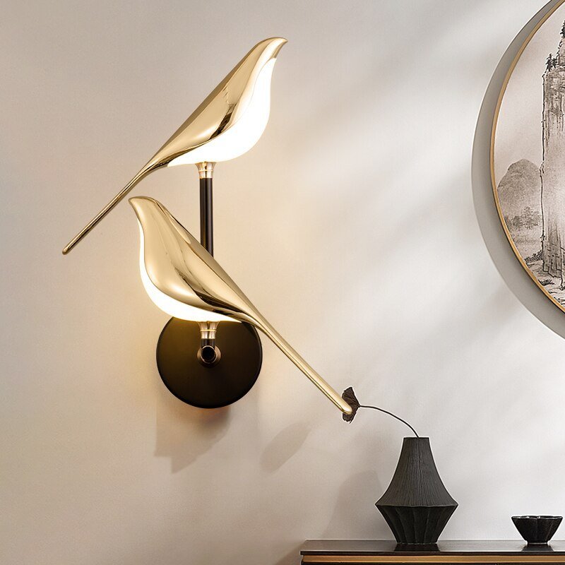 MrBird | Moderne Wandleuchte in Vogelform 3