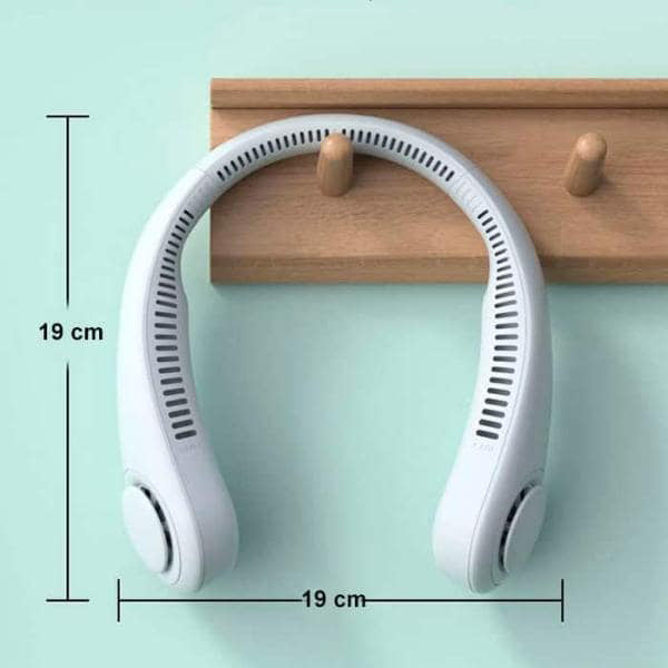 Tragbarer Nackenventilator mit einstellbaren Geschwindigkeiten-Ergonomisch, leichtes Design für Freisprechkühlung, lange Akkulaufzeit-2