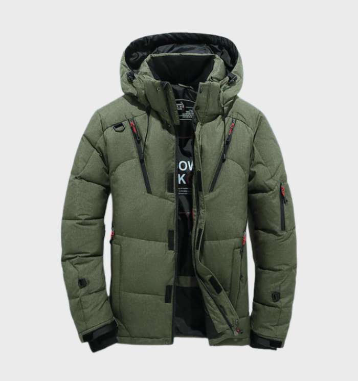 Nordfall - Dick gefütterte wasser- und winddichte Parka-Winterjacke mit Fleece 0