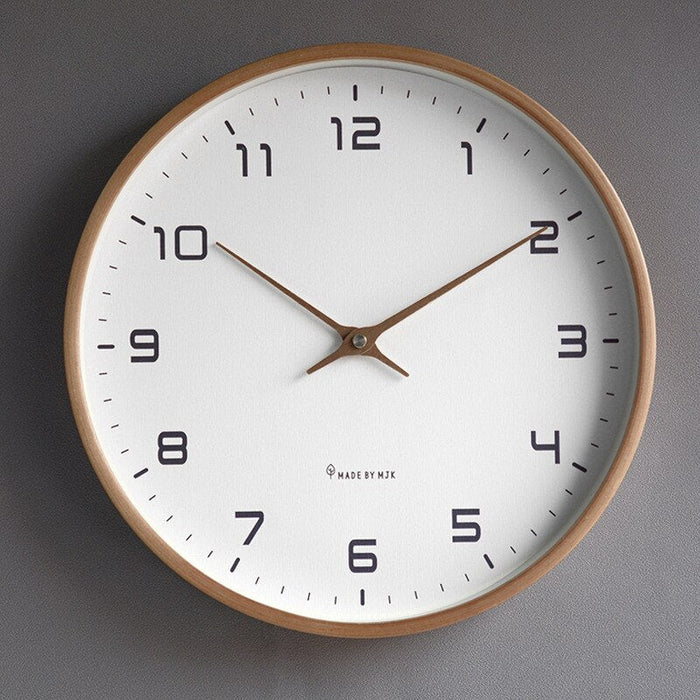 Nordische Holzwanduhr 0
