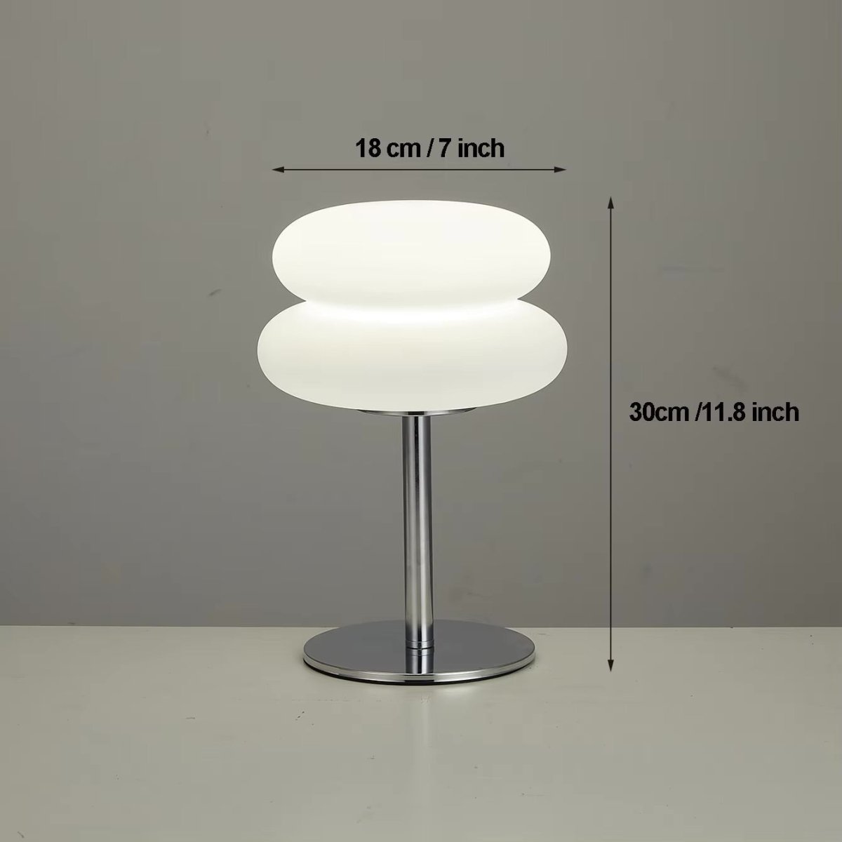 Nuage | Dimmbare Tischlampe aus Glas 6