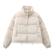 Brielle | Elegante Cord Steppjacke