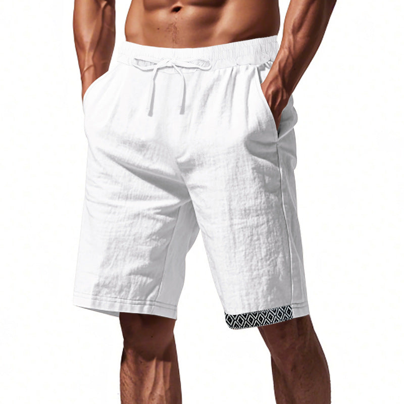  Herren -Leinenshorts - locker Pass-1