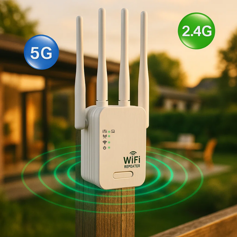 Outdoor-WLAN-Reichweitenverstärker – Ultimative Signalstärke für Ihr Gartenbüro und darüber hinaus 0