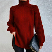Ellaine | Weicher Rollkragenpullover für Damen aus Baumwolle
