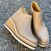 Plateau-Keilstiefeletten für Damen – Stylisch & Bequem 4